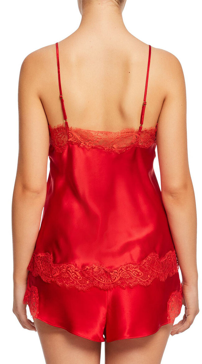 La Perla Silk Camisole in Red Womens Clothing Lingerie Camisoles 