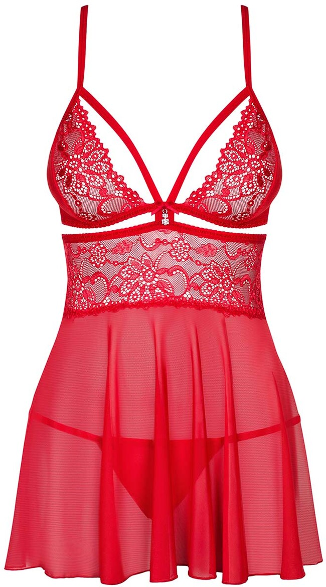 Sexy Red Babydoll Set