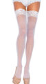 Sheer Lace Top Stockings