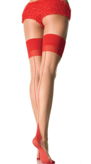 Sheer Seamed Stockings