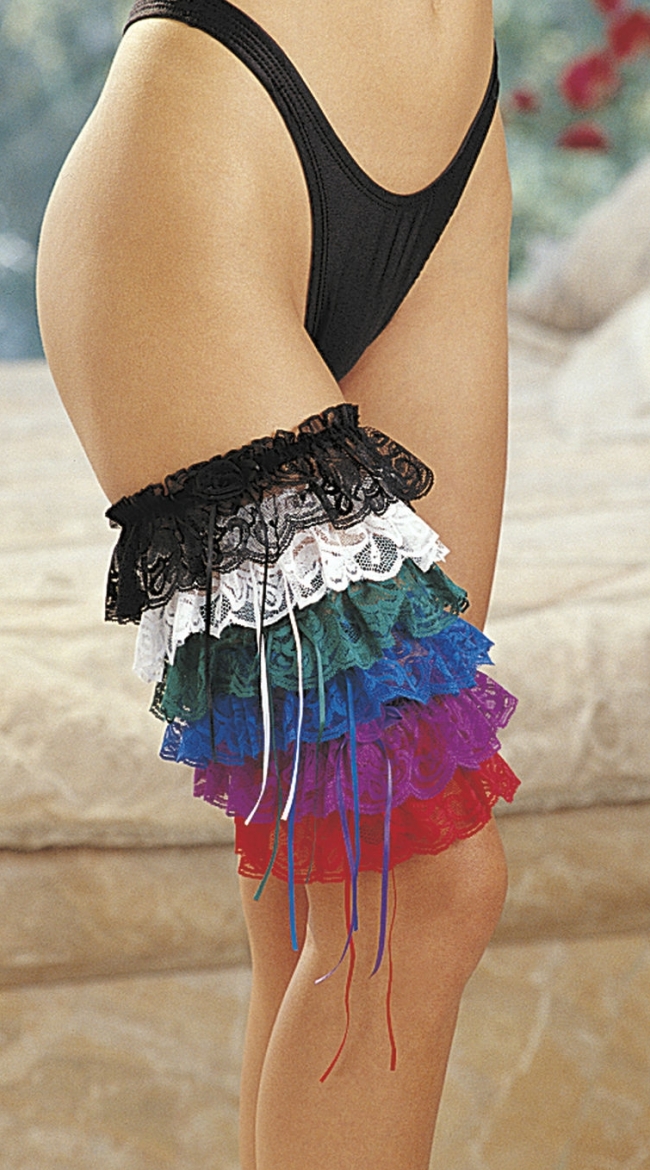 Satin & Lace Leg Garter