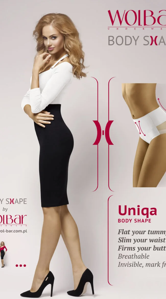 Uniqa Beige Shapewear Briefs