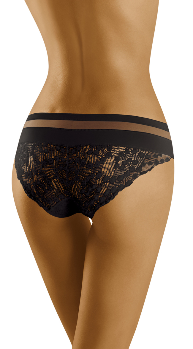 Leda Lovely Black Lace Briefs