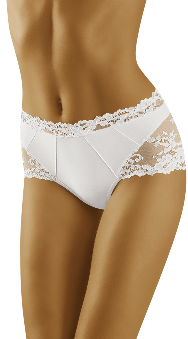 Luxa Floral White Lace Briefs