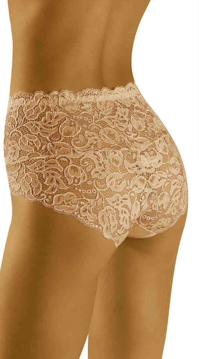 Flirty Lace Beige Briefs