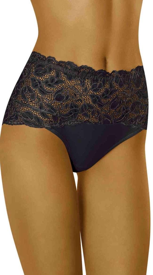 Lace Allure Black Briefs