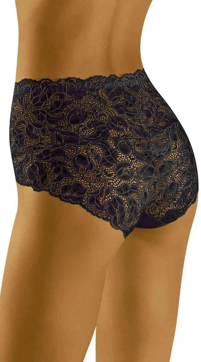 Lace Allure Black Briefs