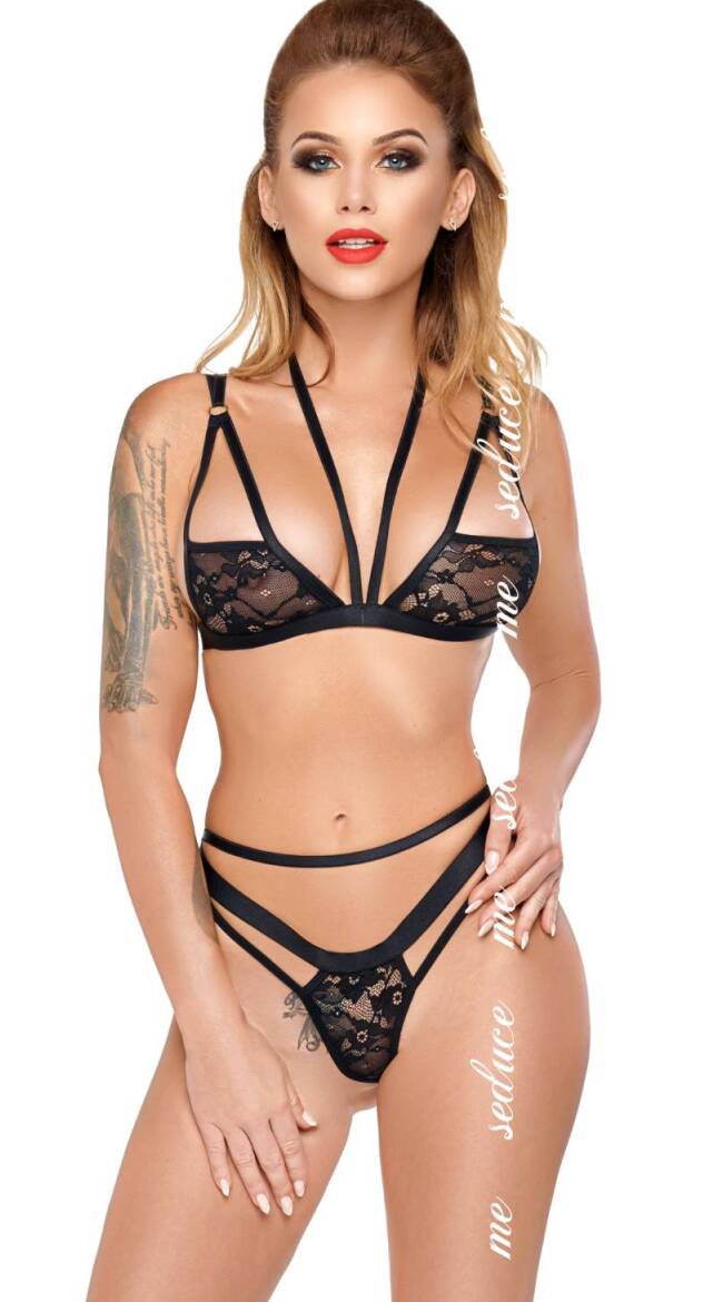 Zulmira Lace Top Bra & Thong Set